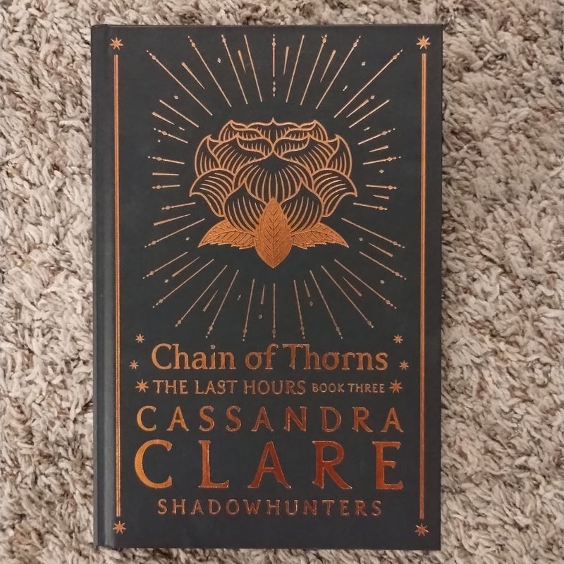 Chain of Thorns Fairyloot Edition by Cassandra Clare, Hardcover ...