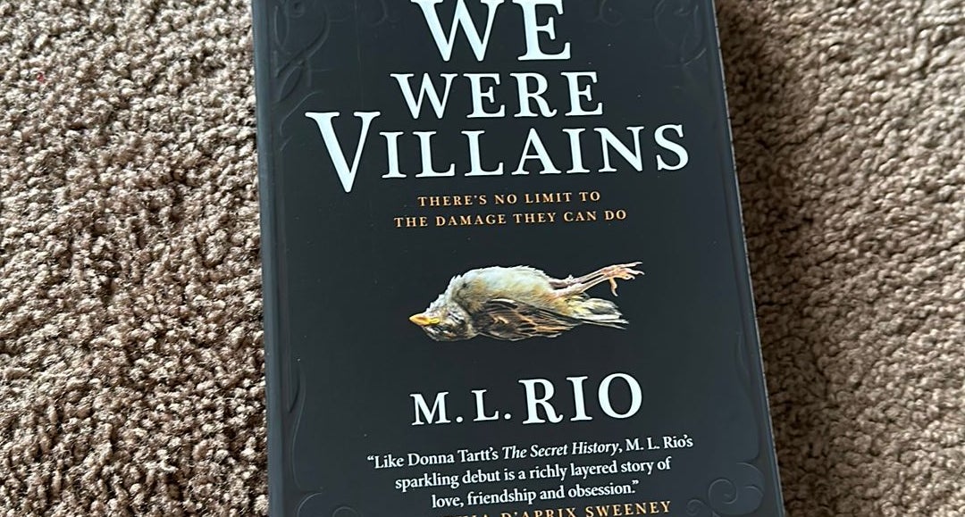 If We Were Villains *RARE UK EDITION* by M. L. Rio, Paperback