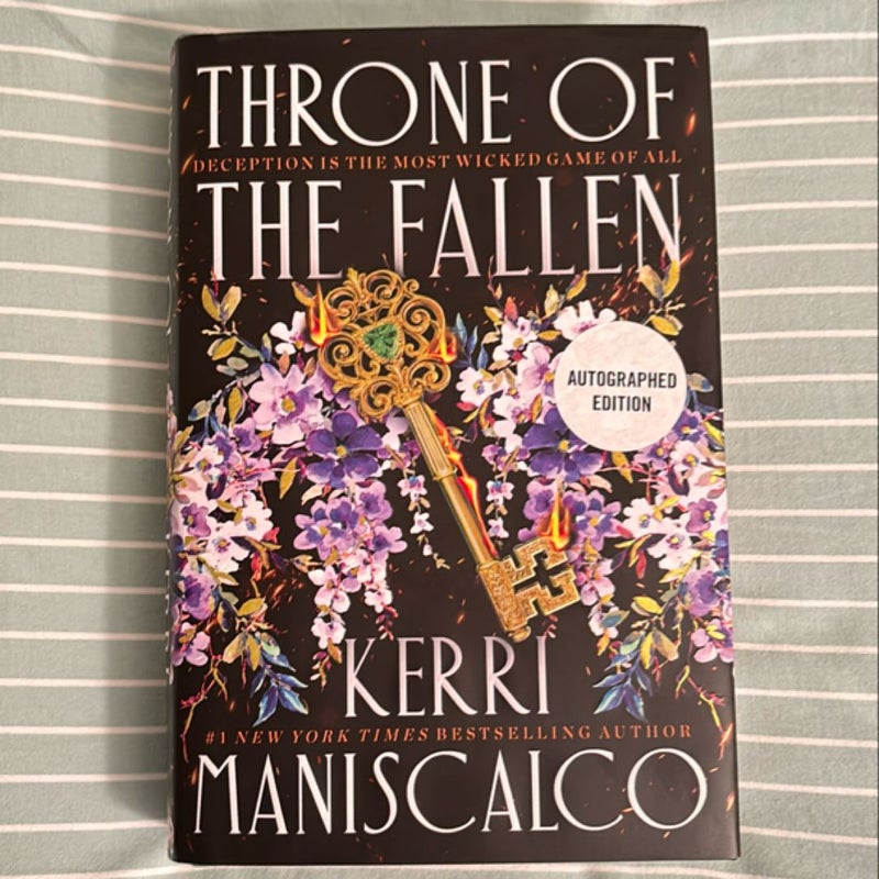 Throne of the Fallen (Signed by Author)