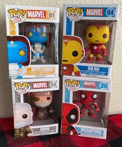 Marvel Pop Figures (Set of 4)