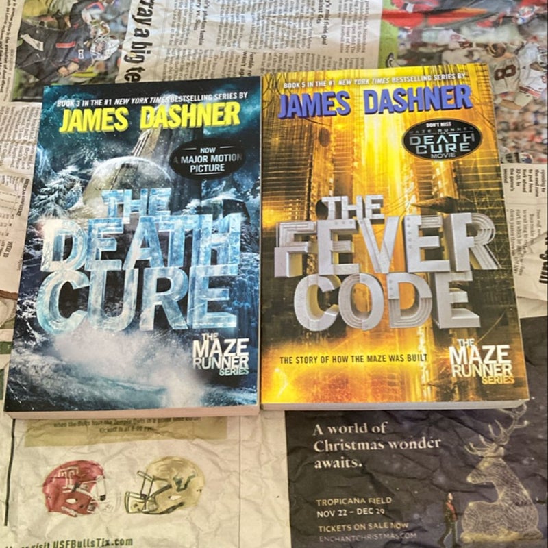 The Maze Runner Series Lot of 4 books