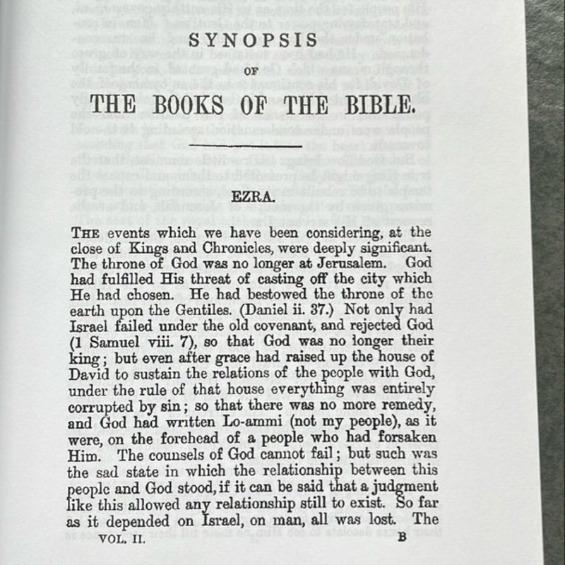 Synopsis of the Books of the Bible, Vol. 2