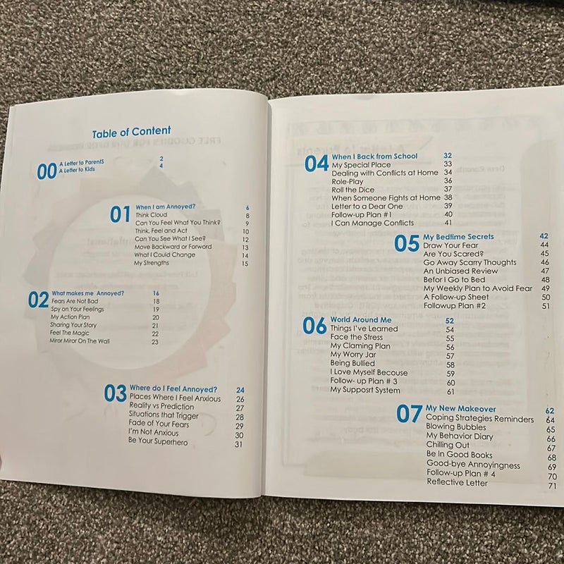 Anxiety Relief with CBT Workbook for Kids