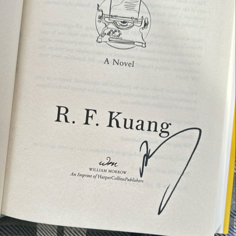 Yellowface **SIGNED FIRST EDITION HARDCOVER**