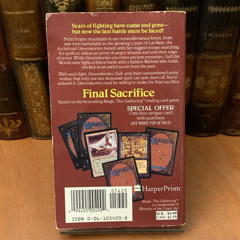 Magic the Gathering: Final Sacrifice, First Edition First Printing