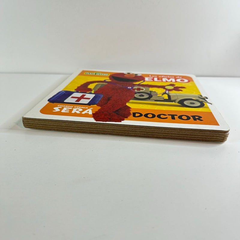 Spanish Plaza Sesamo Los oficios de Elmo Sera Doctor with Puzzles