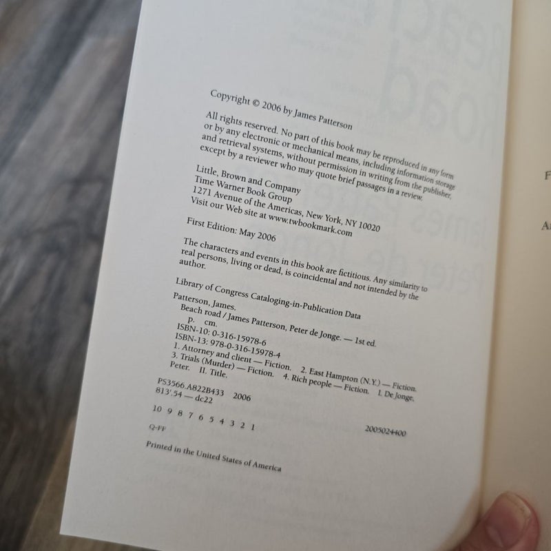 Beach Road *First Edition*