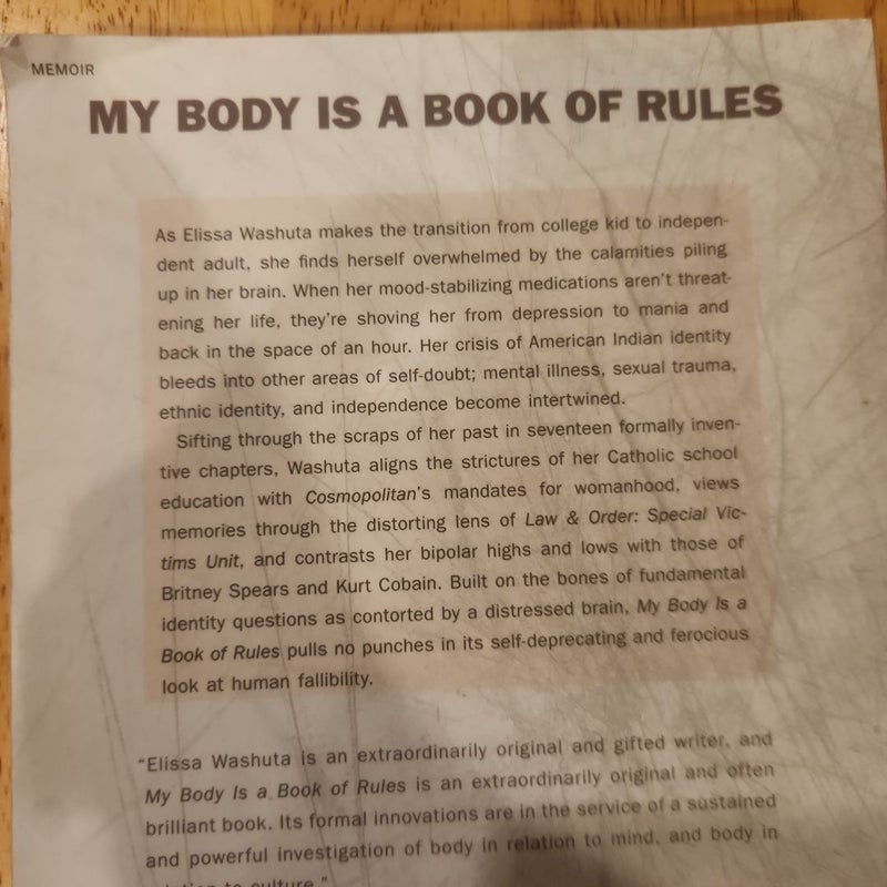 My Body Is a Book of Rules