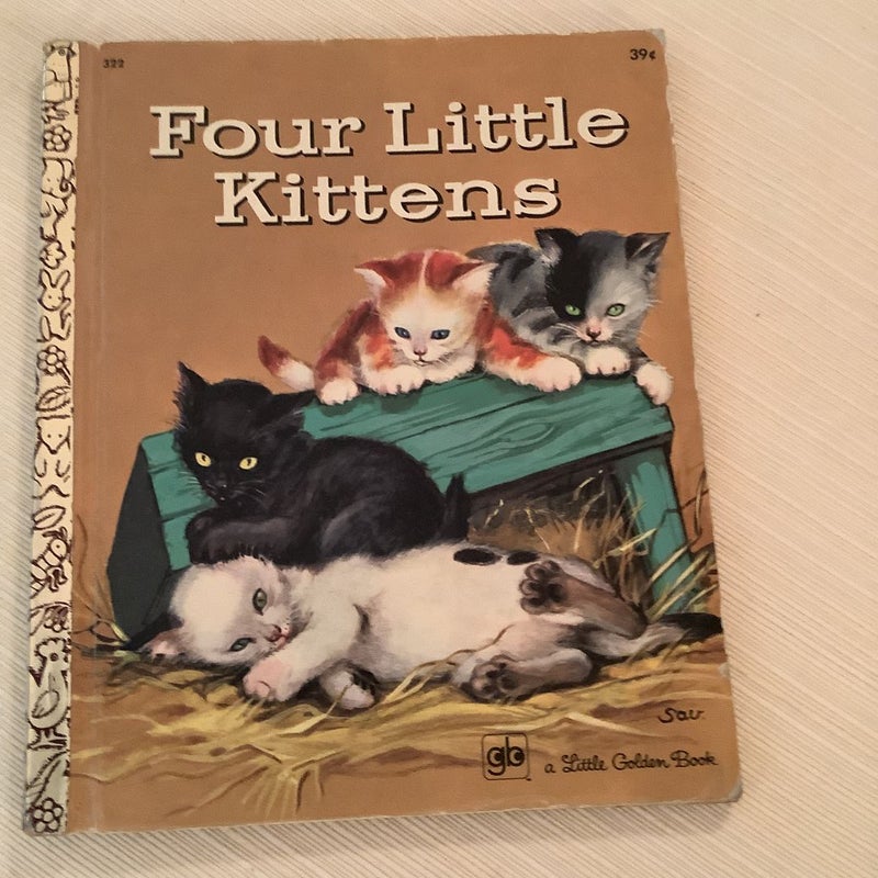 Four shop little kittens