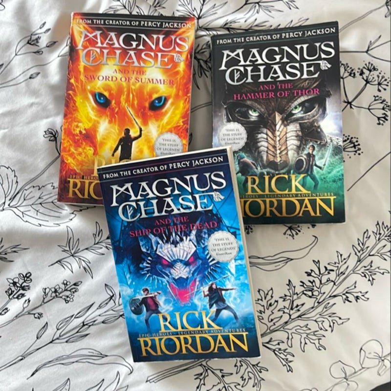 Magnus Chase~ Books 1-3