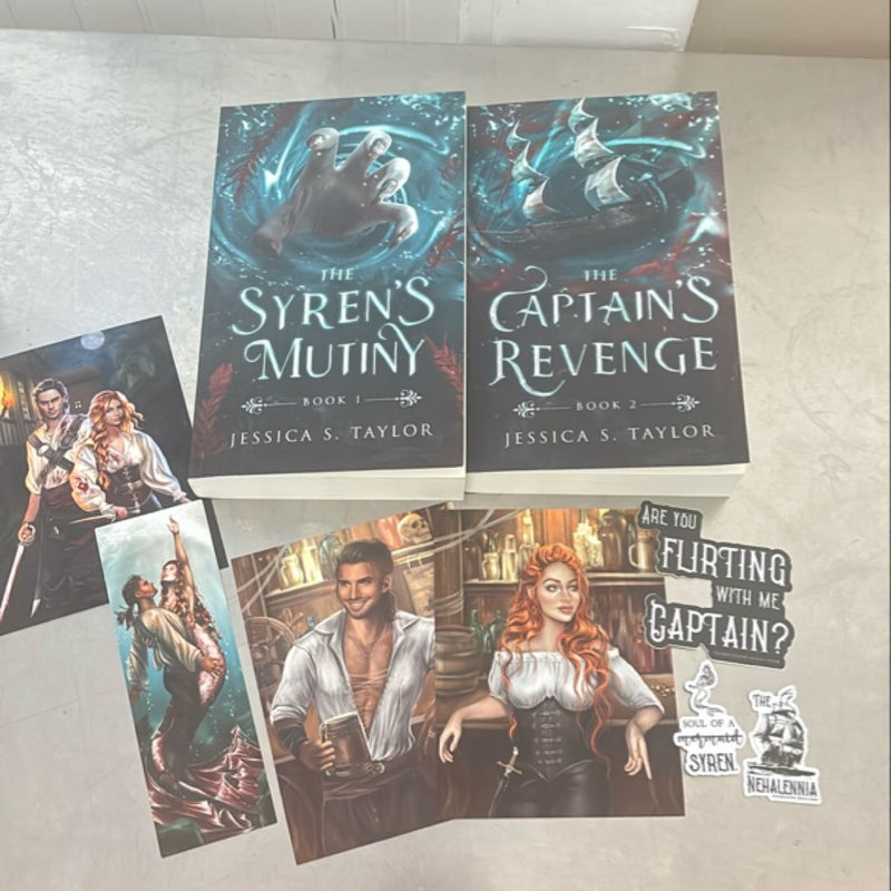 The Syren's Mutiny and The Captains Revenge bundle. Signed.