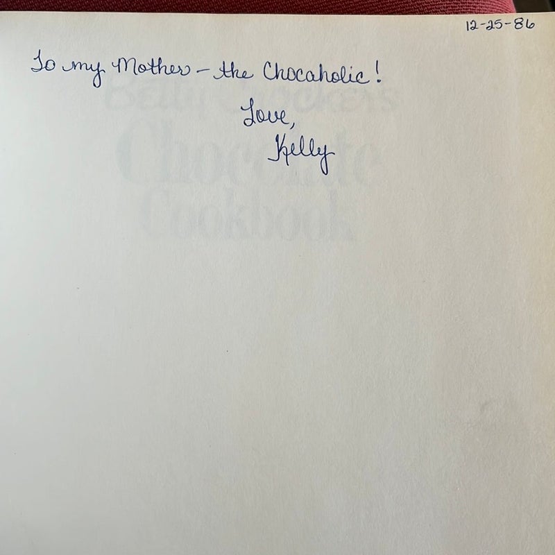 Betty Crocker’s Chocolate Cookbook