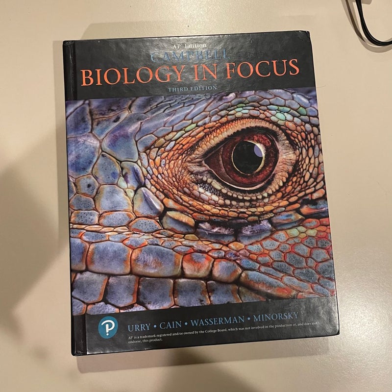Campbell Biology in Focus AP Edition 3rd Third Edition Excellent Condition