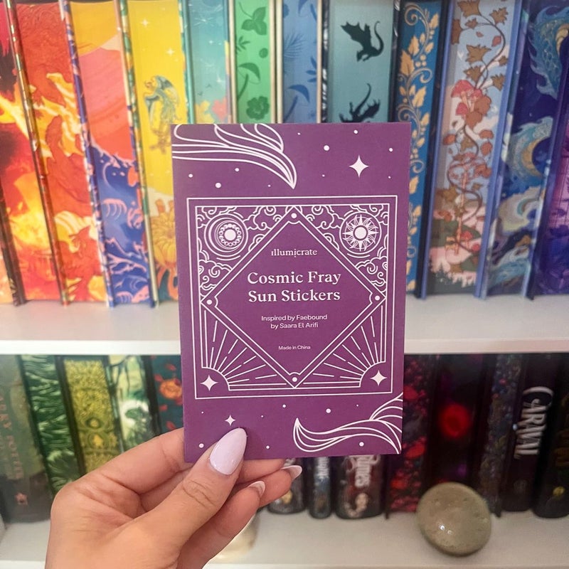 Faebound illumicrate Cosmic Fray Sunstickers