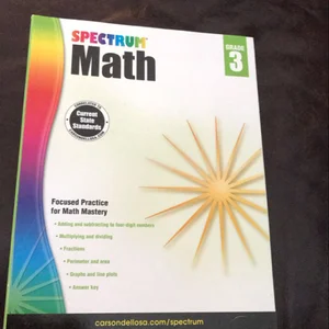 Spectrum Math, Grade 3