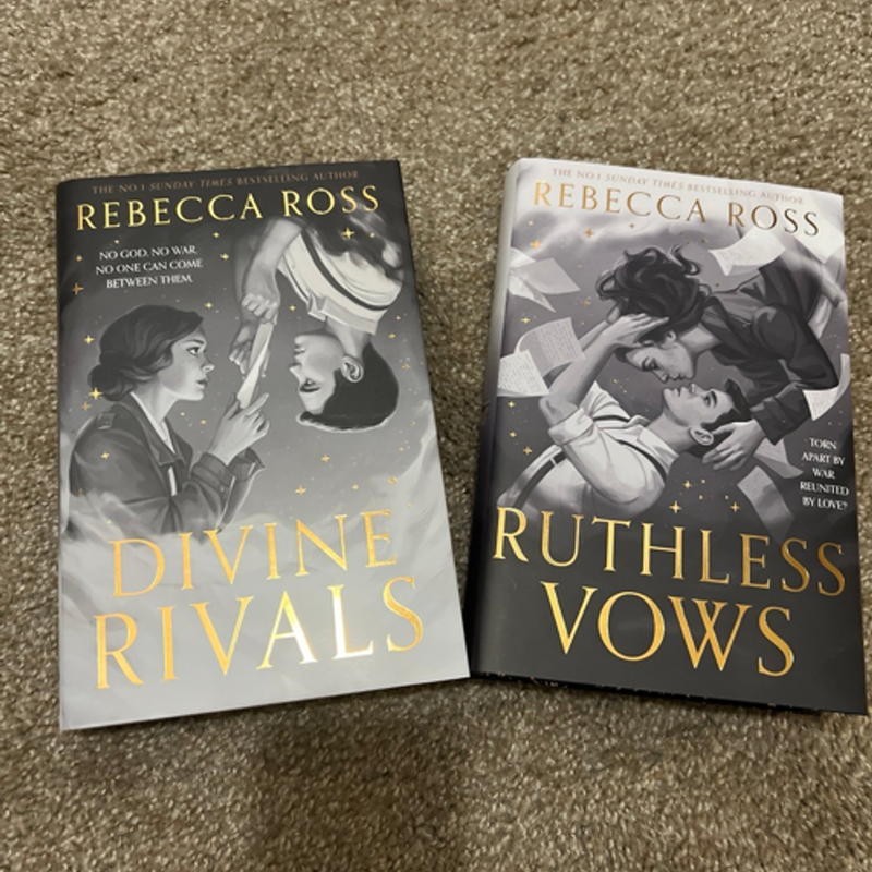 Divine Rivals and Ruthless Vows Fairyloot editions