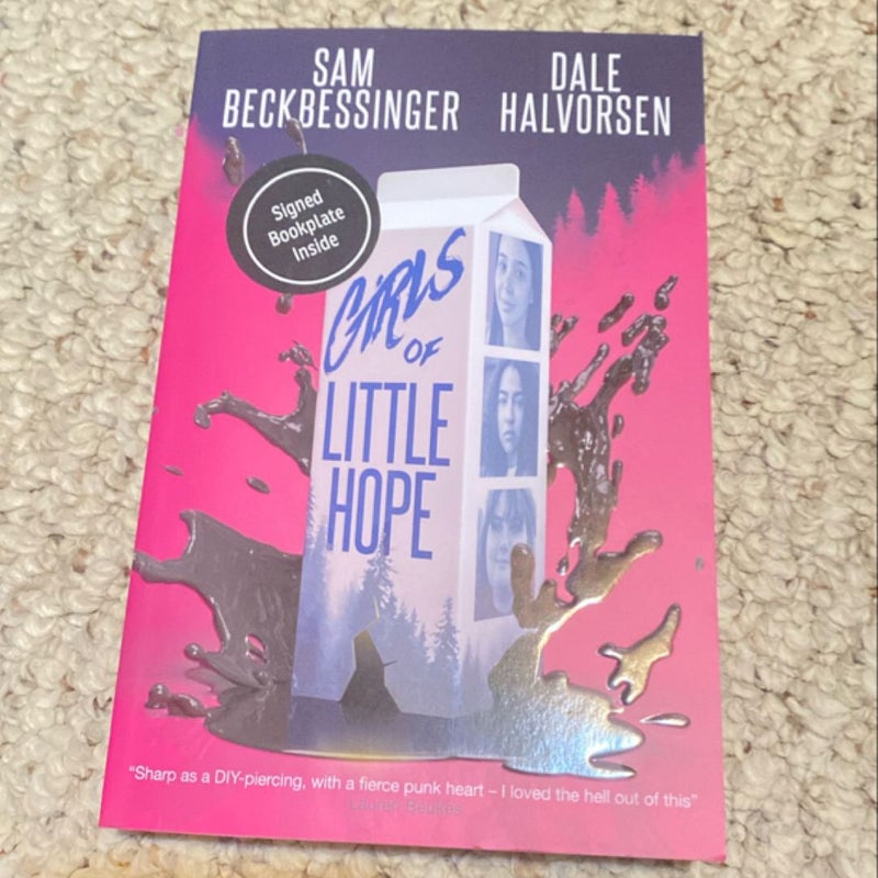 Girls of Little Hope signed bookplate 