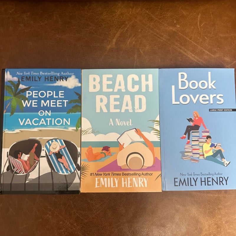Emily henry special edition set beach read 