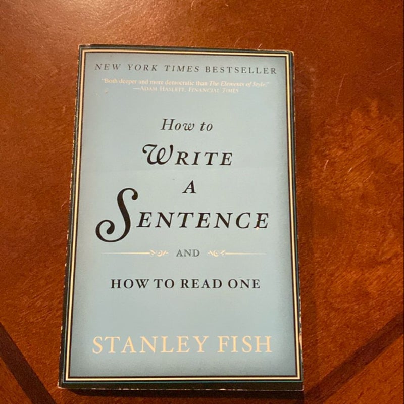 How to Write a Sentence