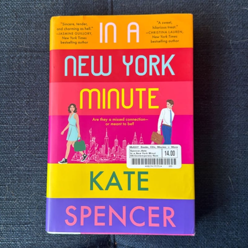 In a New York Minute by Kate Spencer, Hardcover Pangobooks