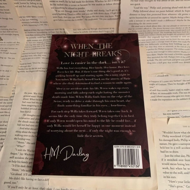 SIGNED: When the Night Breaks 