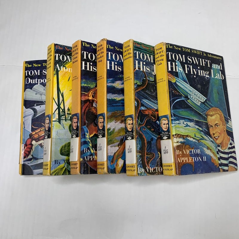 Tom Swift Jr Adventures Books 1-6