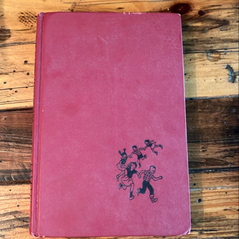 The Happy Hollisters and the Cowboy Mystery Jerry West 1961 Hardcover Red