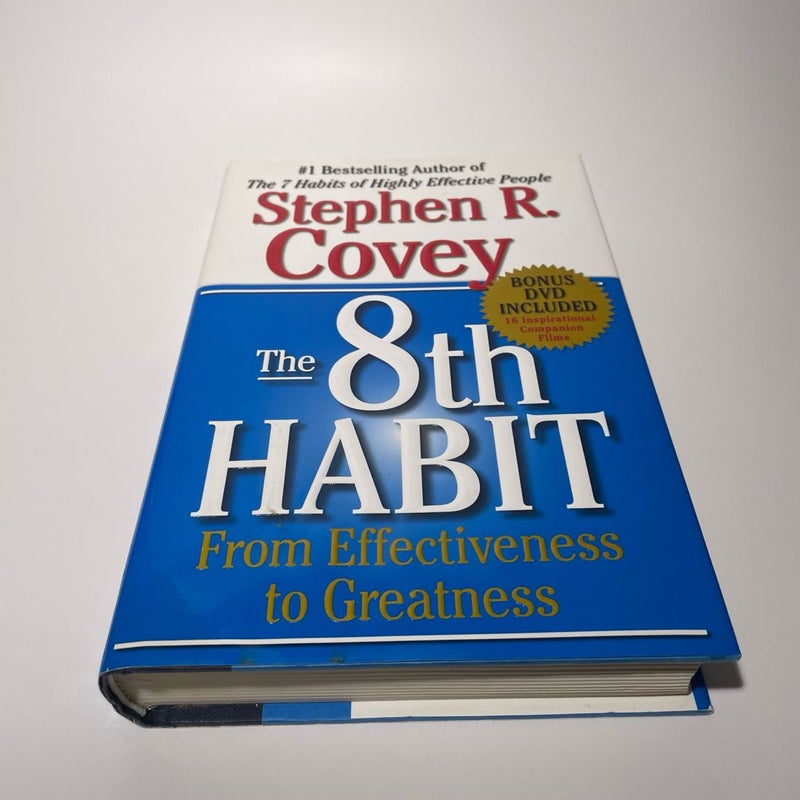 The 8th Habit: From Effectiveness to Greatness - Hardcover - USED GOOD