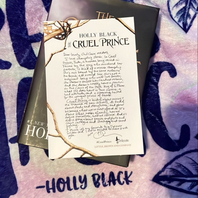 The Cruel Prince Sgned Owlcrate Edition