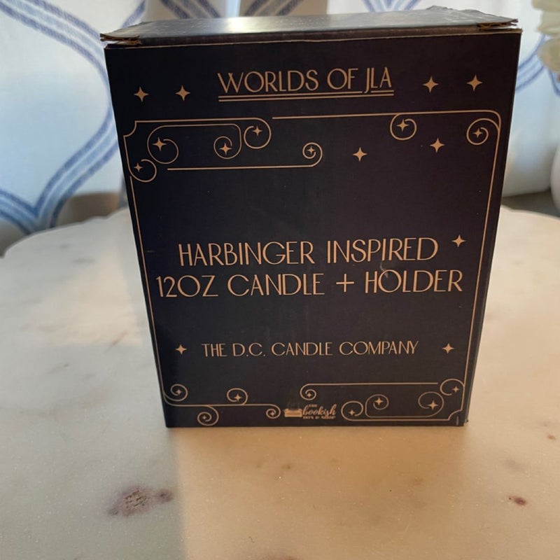 Bookish Box Harbinger Inspired Candle & Holder