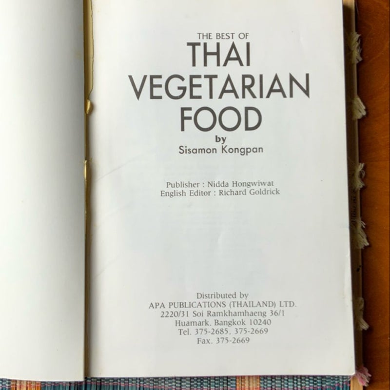 The Best Of Thai Vegetarian Food 