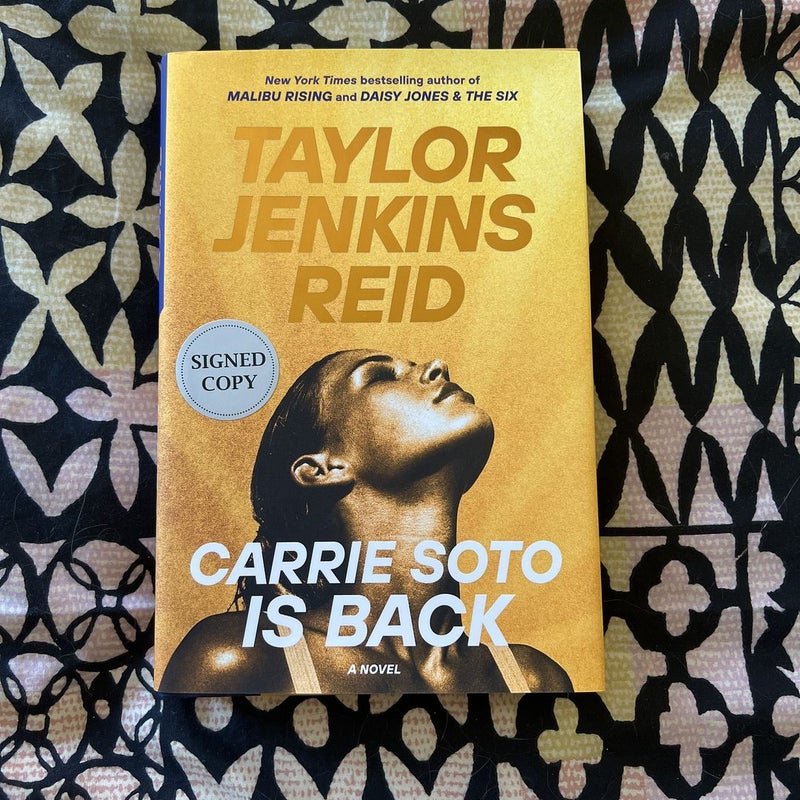 Carrie Soto Is Back SIGNED FIRST EDITION