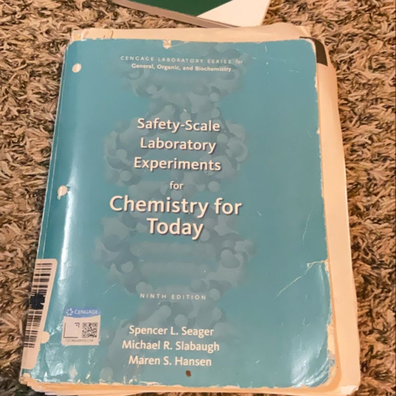 Safety-Scale Laboratory Experiments for Chemistry for Today