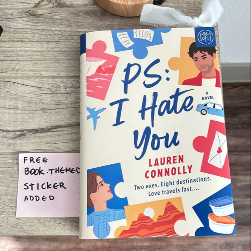 PS: I hate you + FREE bookmark and book themed sticker 