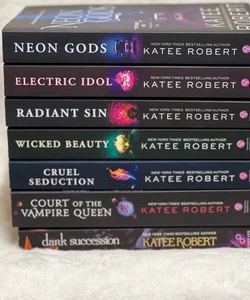 Neon Gods, Electric Idol, Wicked Beauty, Radiant Sin, Cruel Seduction