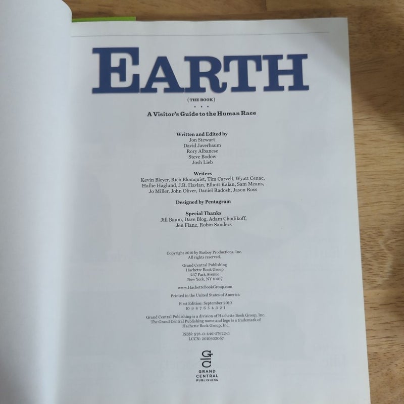 The Daily Show with Jon Stewart Presents Earth (the Book)