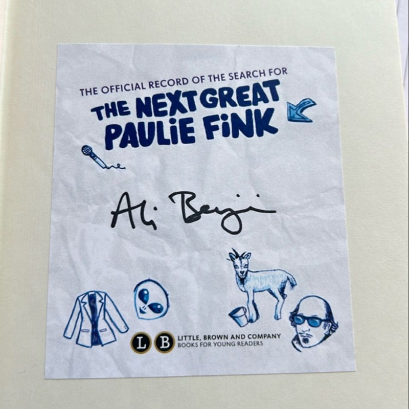 The Next Great Paulie Fink - Signed