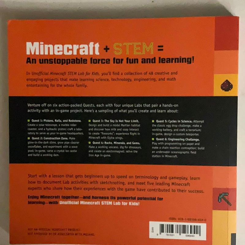 Unofficial Minecraft STEM LAB for Kids