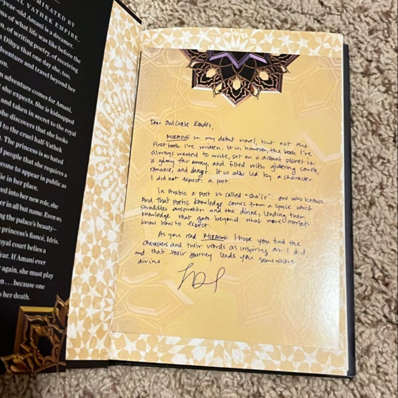 Mirage (SIGNED Owlcrate edition with author letter)