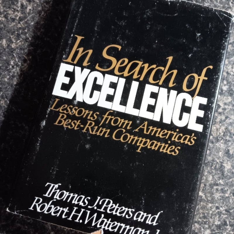 In Search of Excellence