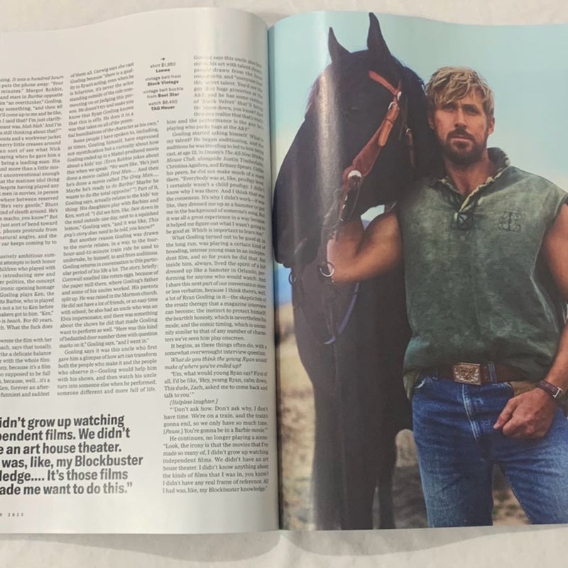  GQ “Ryan Gosling The Return of” Issue Summer 2023 Magazine 