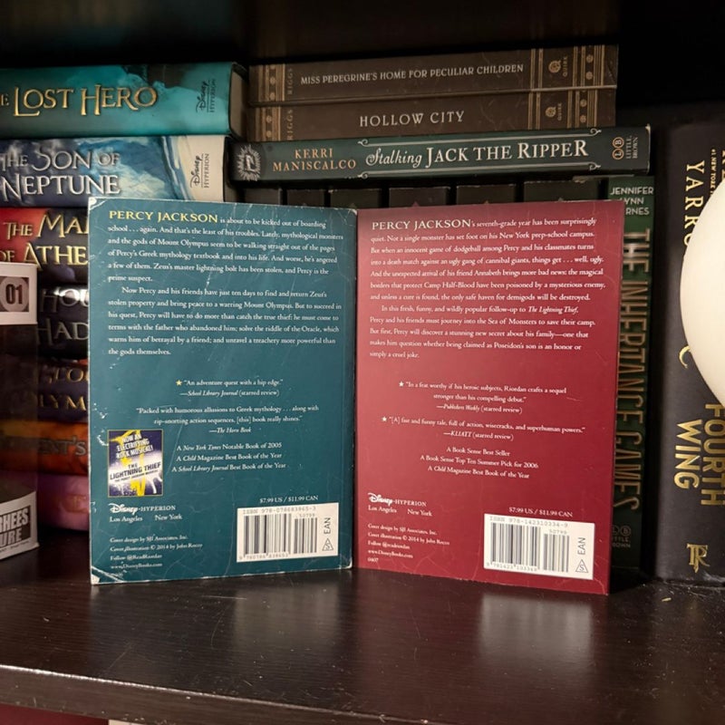 Percy Jackson and the Olympians 5 Book Paperback Boxed Set 