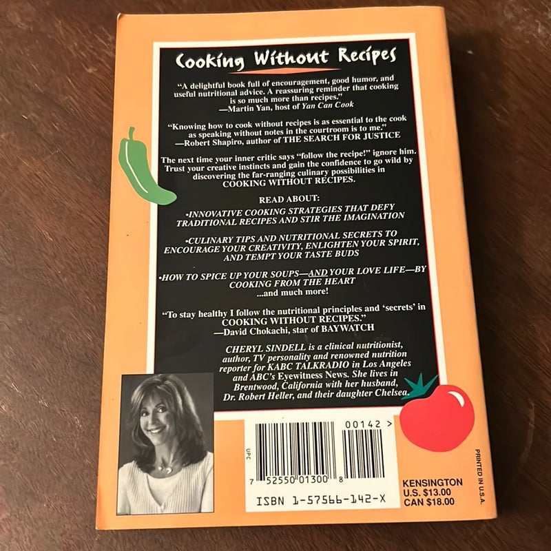 *Signed* Cooking Without Recipes