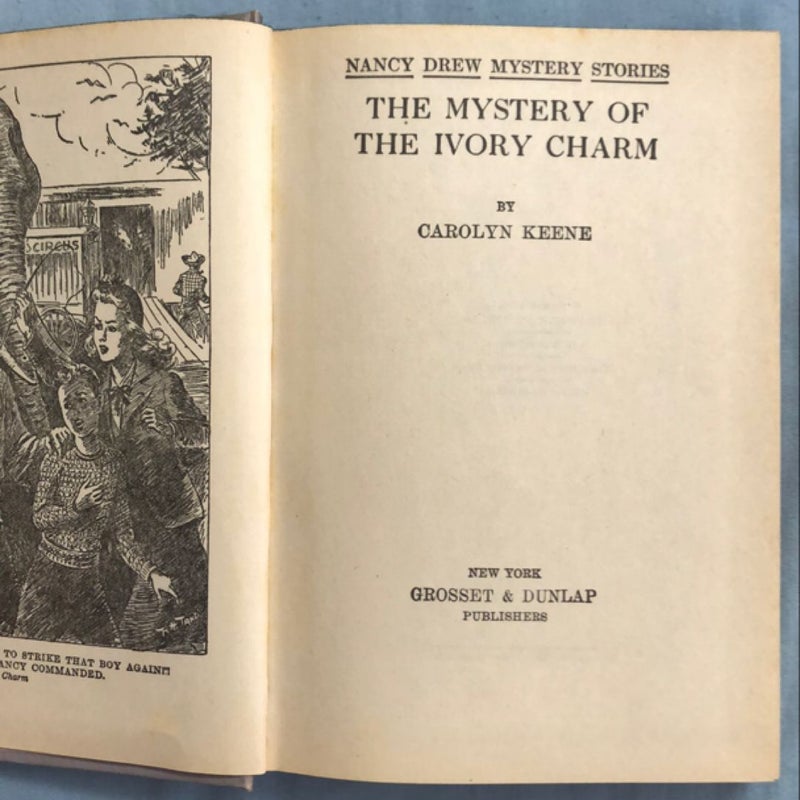 Nancy Drew 13: the Mystery of the Ivory Charm and Nancy Drew 14: The Whispering Statue