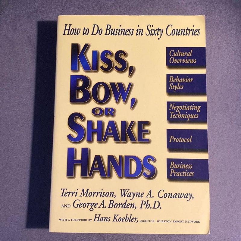 Kiss, Bow or Shake Hands