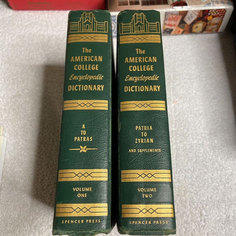 The American college encyclopedic dictionary 