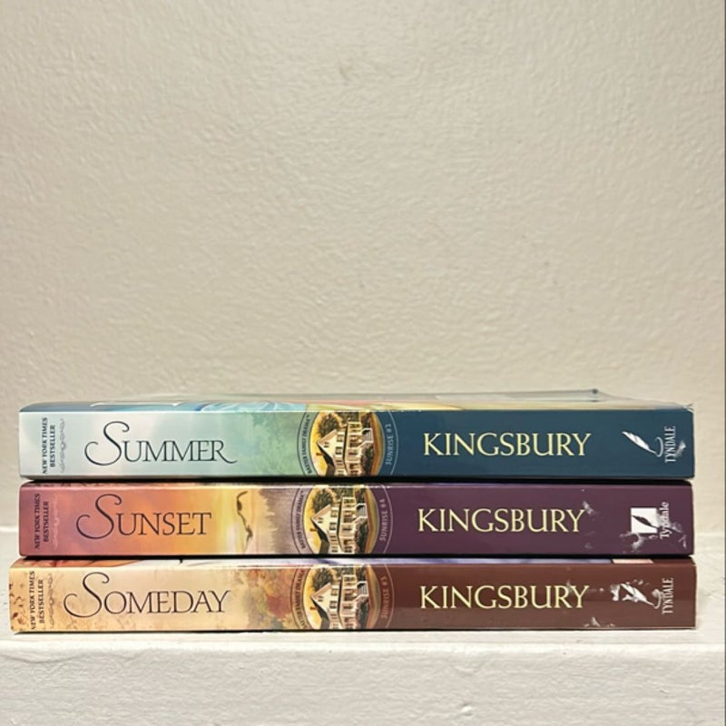 Karen Kingsbury Bundle (#2 Summer, #3 Someday, #4 Sunset)