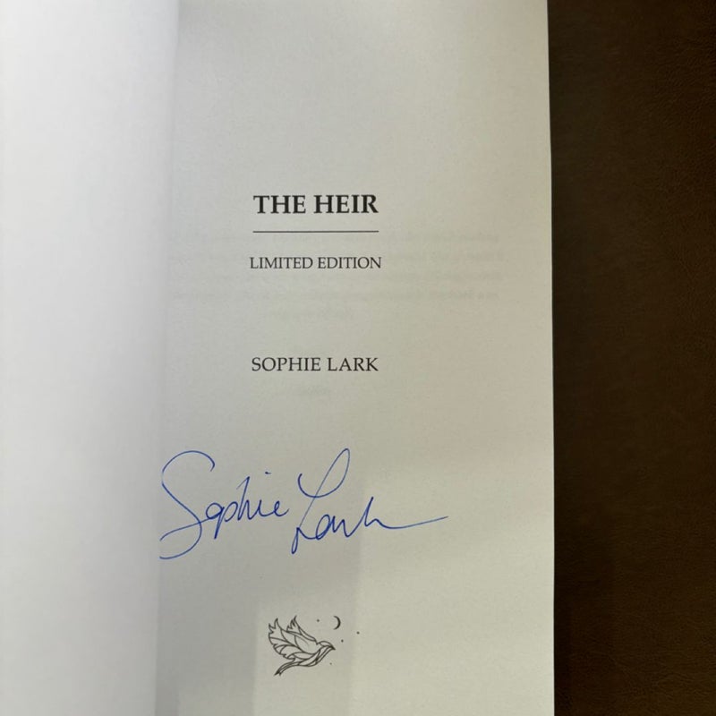 The heir HAND SIGNED