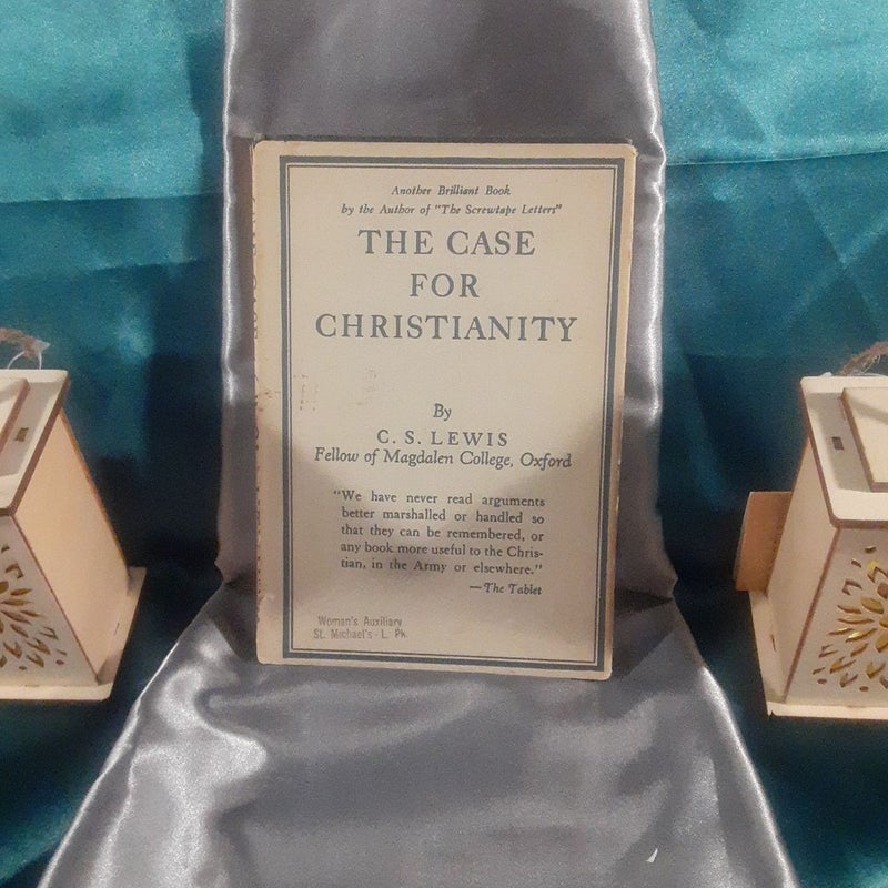 The Case for Christianity hardcover C.S. Lewis 13th printing 1954
