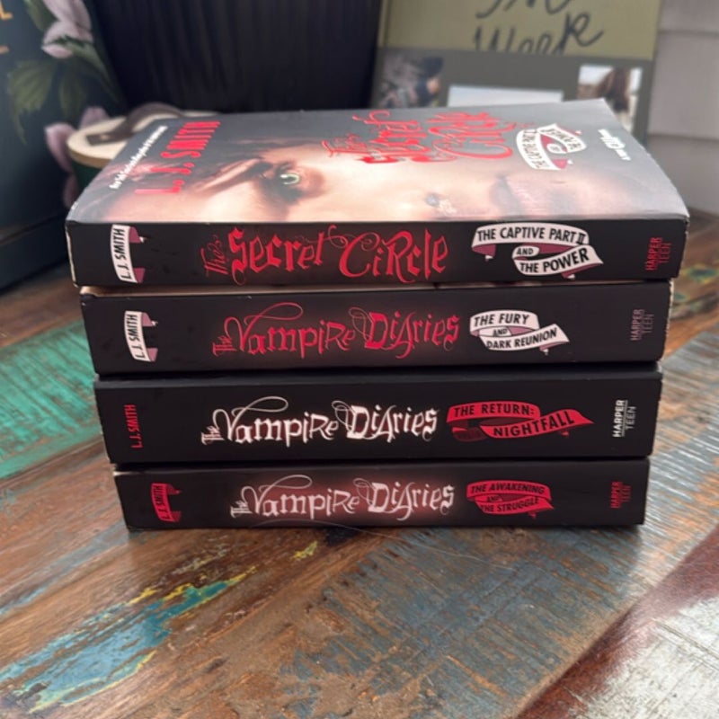 BOOK BUNDLE The Vampire Diaries + The Secret Circle
